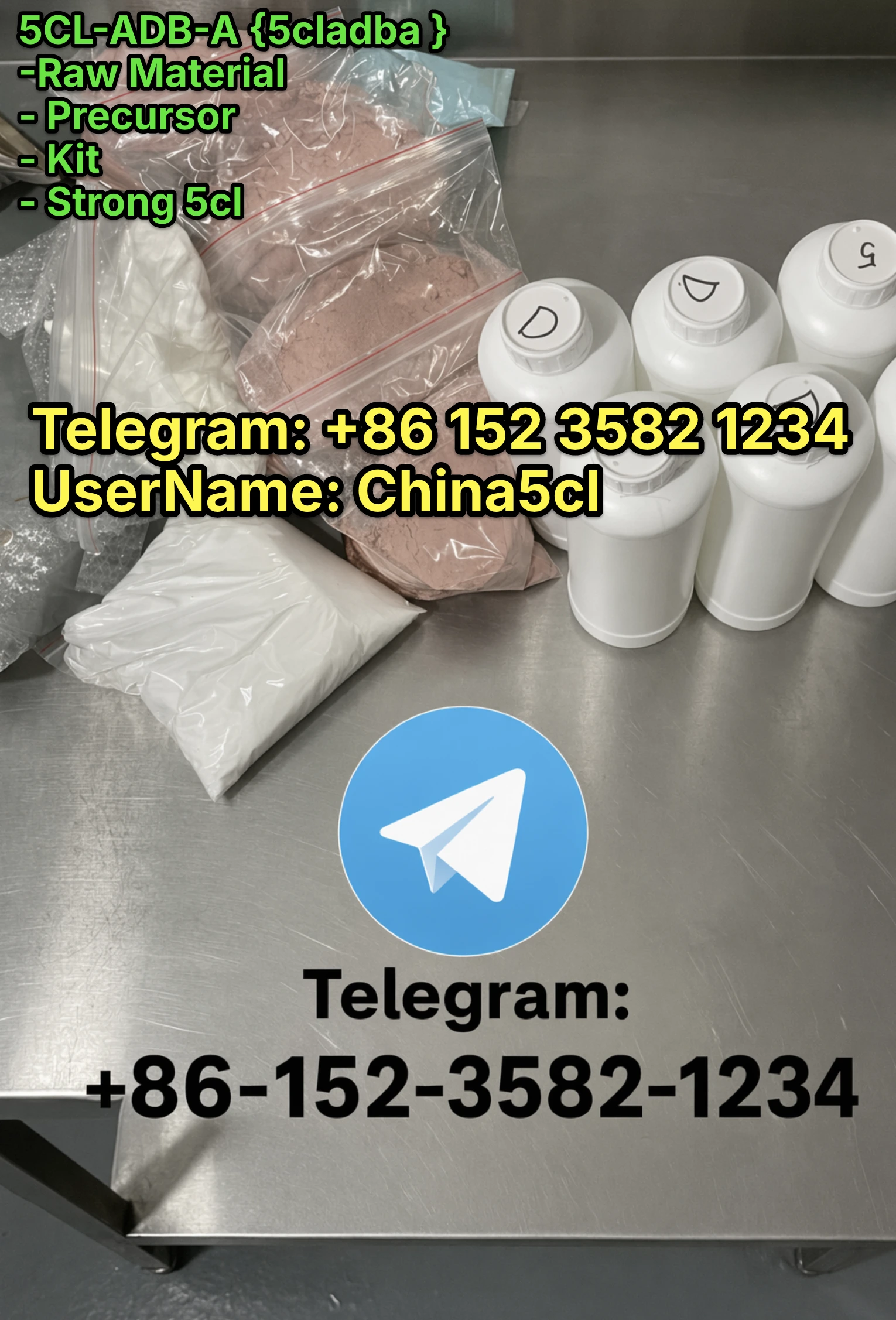 World exclusive 5CL-ADBA 99.99% purity certified - international laboratory validation - bulk kg immediate allocation - call [Telegram: +86-152-3582-1234] for verified stock confirmation